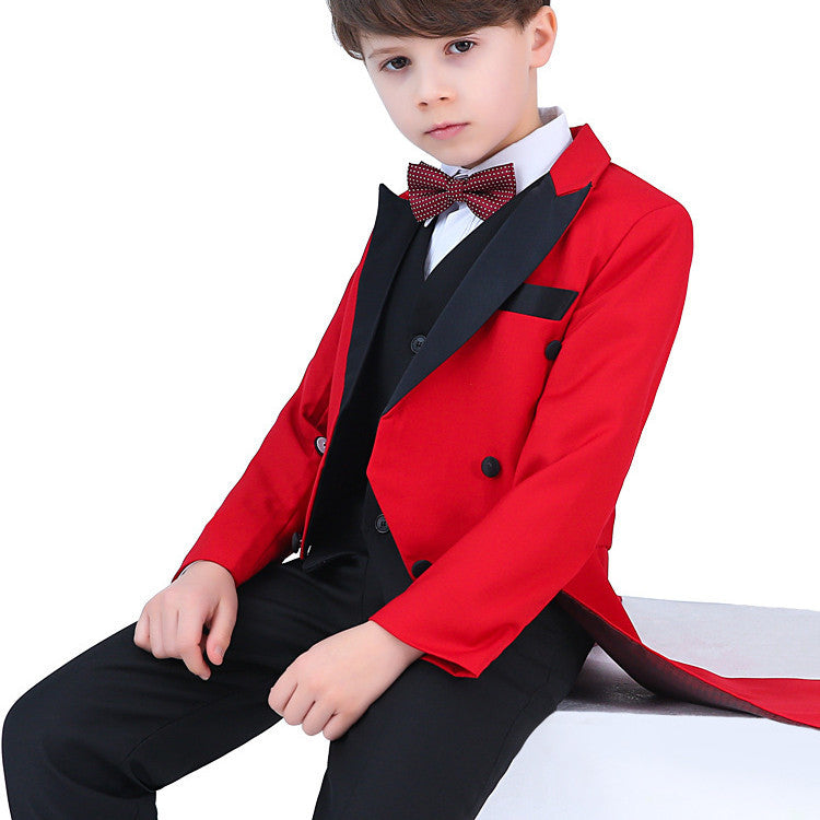 Children's Tuxedo Men's Dress Suit Performance Costume