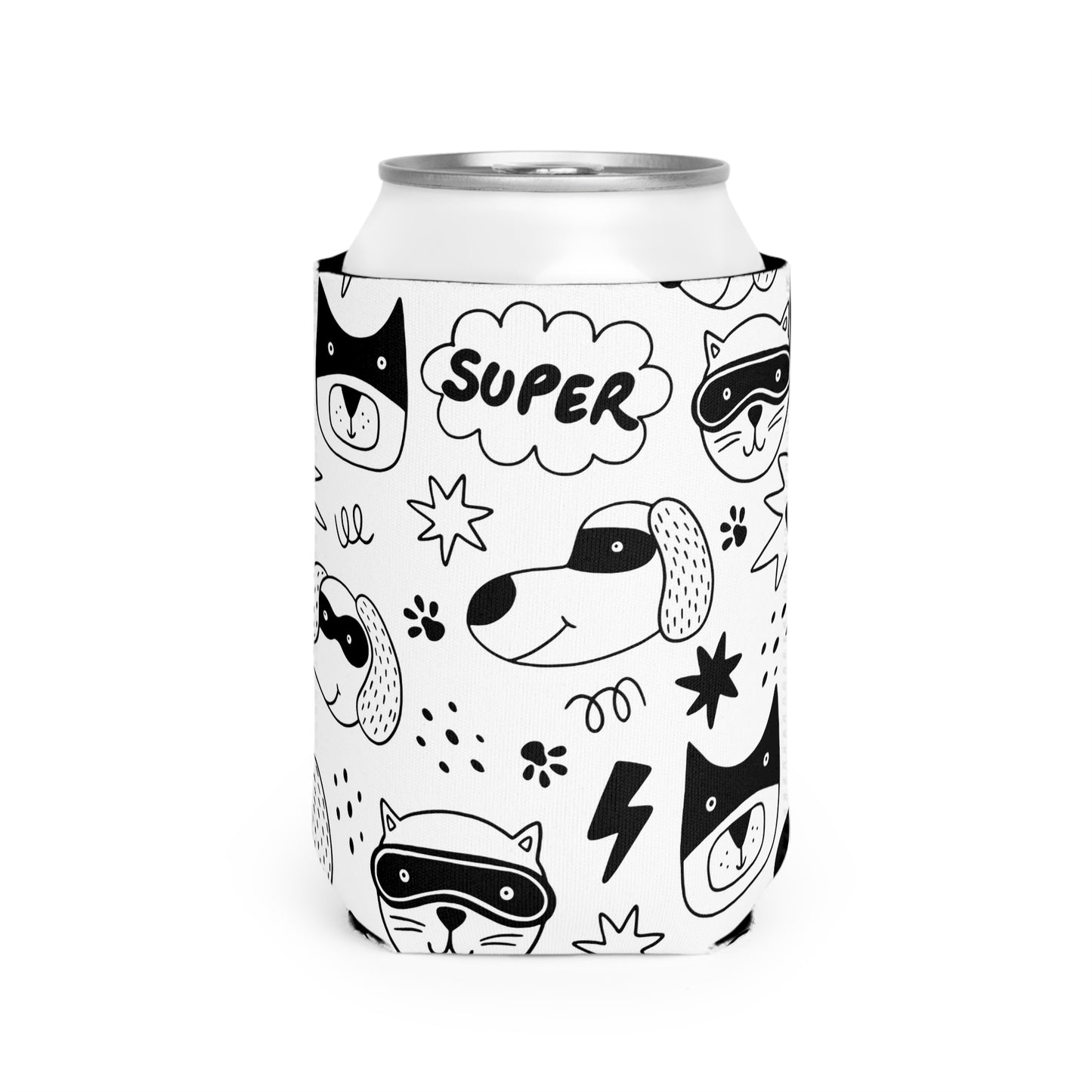 Doodle Dogs &amp; Cats - Funda enfriadora de latas Inovax