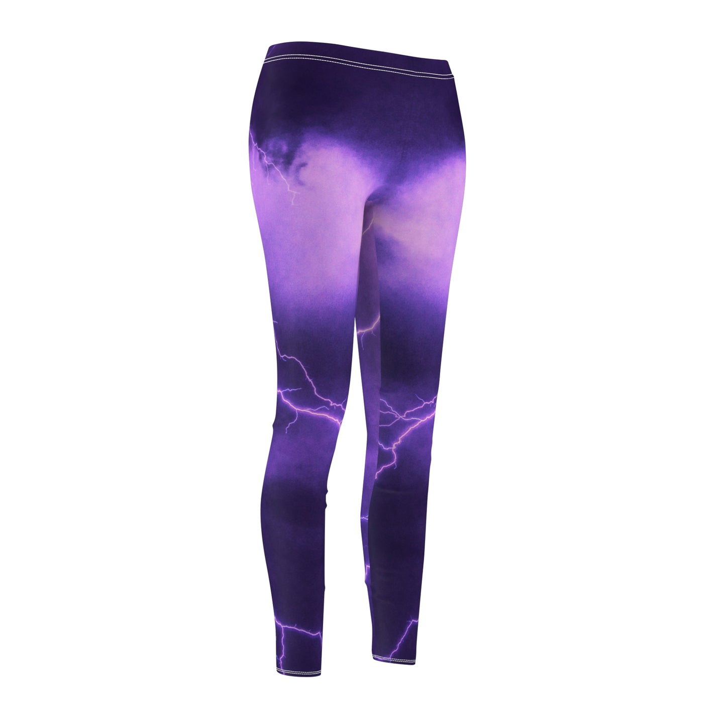 Electric Thunder - Leggings casuales de corte y costura de mujer Inovax