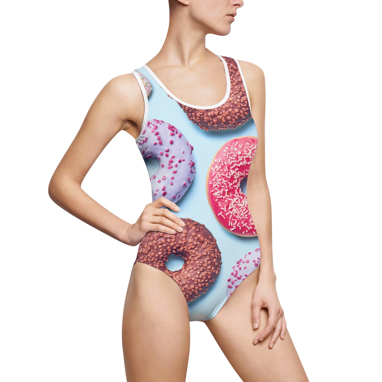 Donuts - Inovax Women's Classic One-piece swimsuit