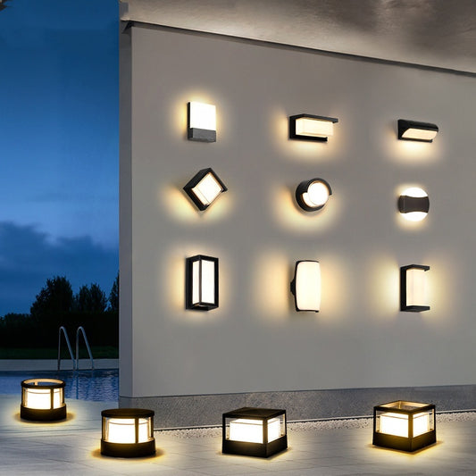 Retro Outdoor Waterproof Led Wall Lamp