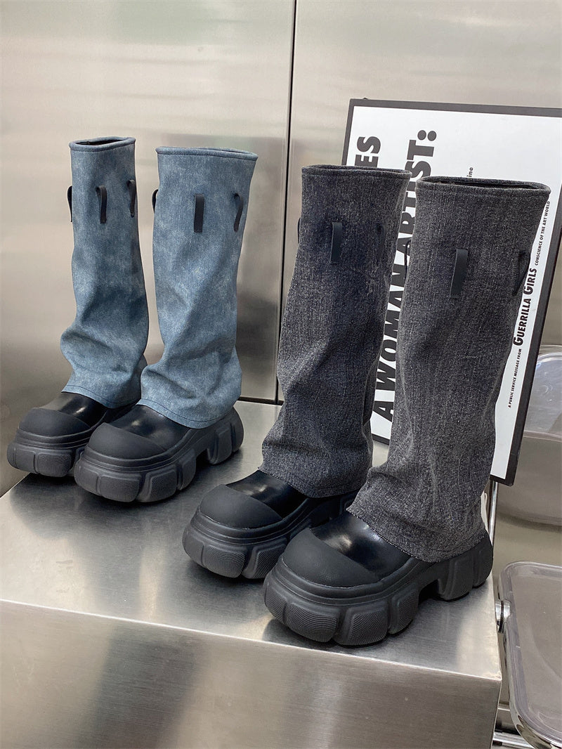 Des centaines de bottes Martin à semelle épaisse à la mode pour femmes