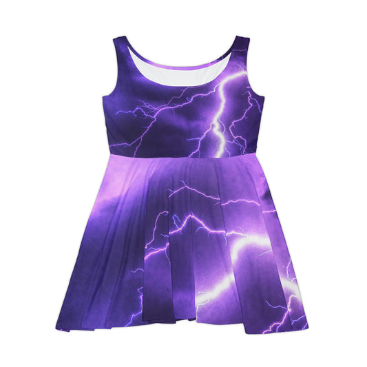 Electric Thunder - Vestido skater Inovax para mujer