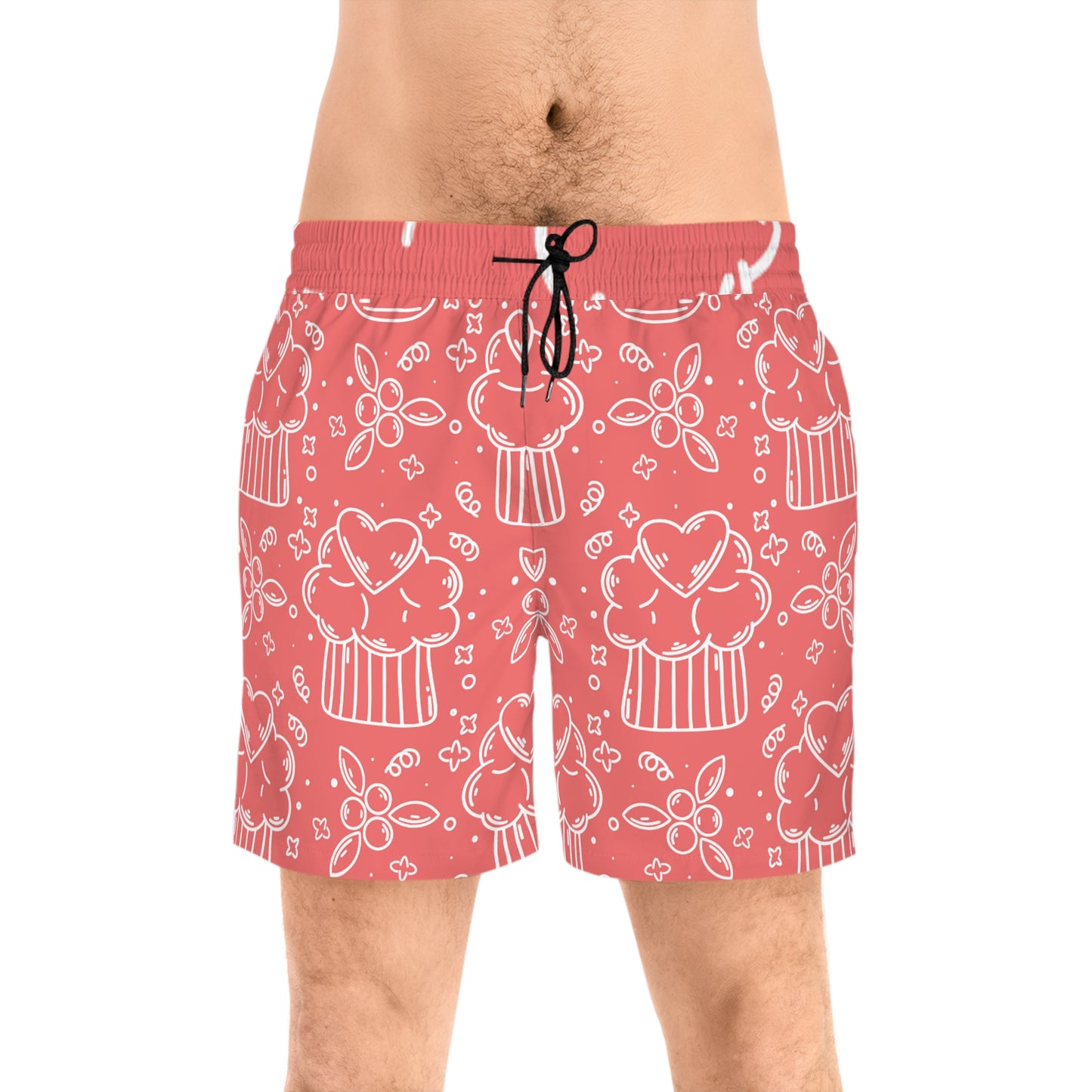 Doodle Pancake - Short de bain mi-long pour hommes Inovax