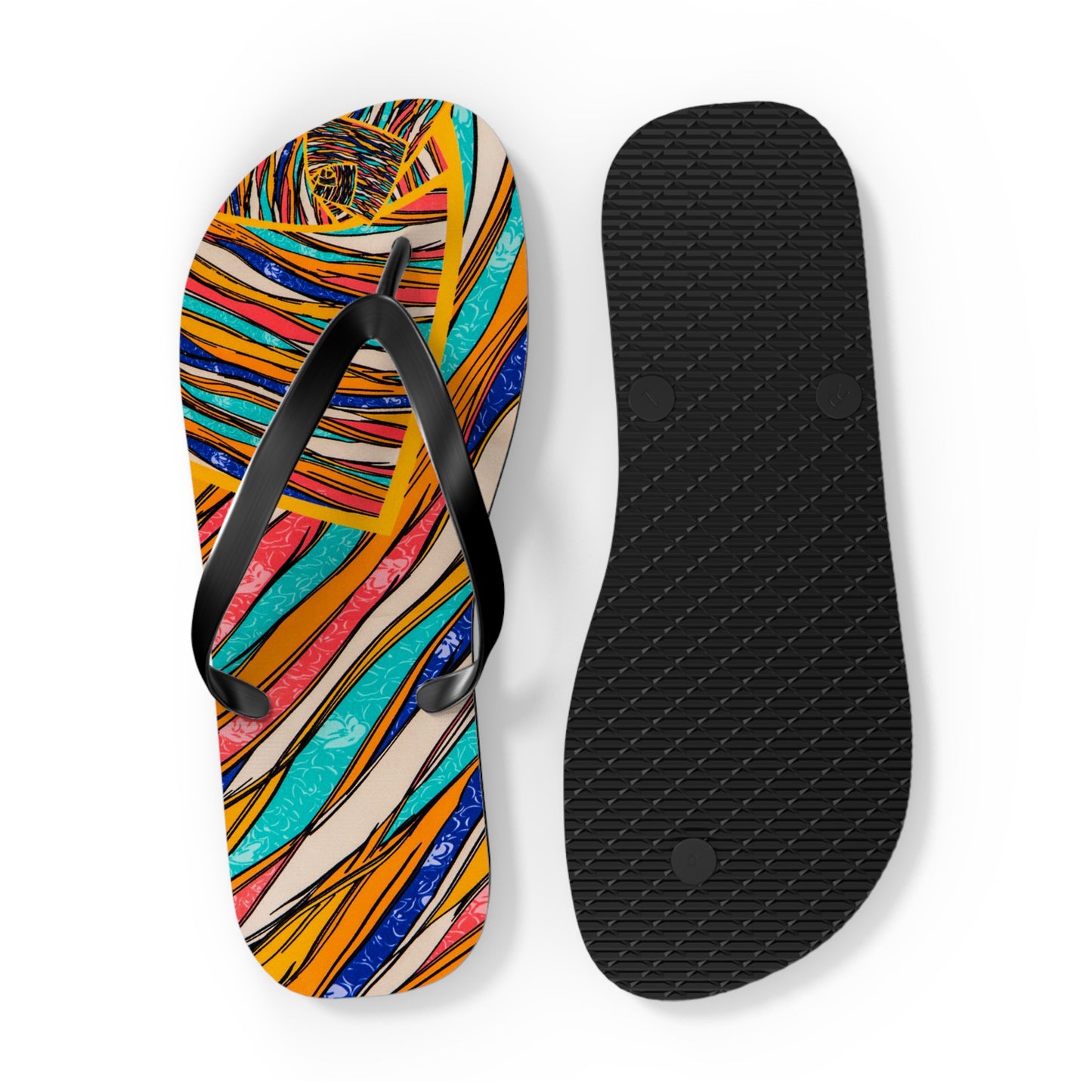 Color Brushstroke - Inovax Flip Flops