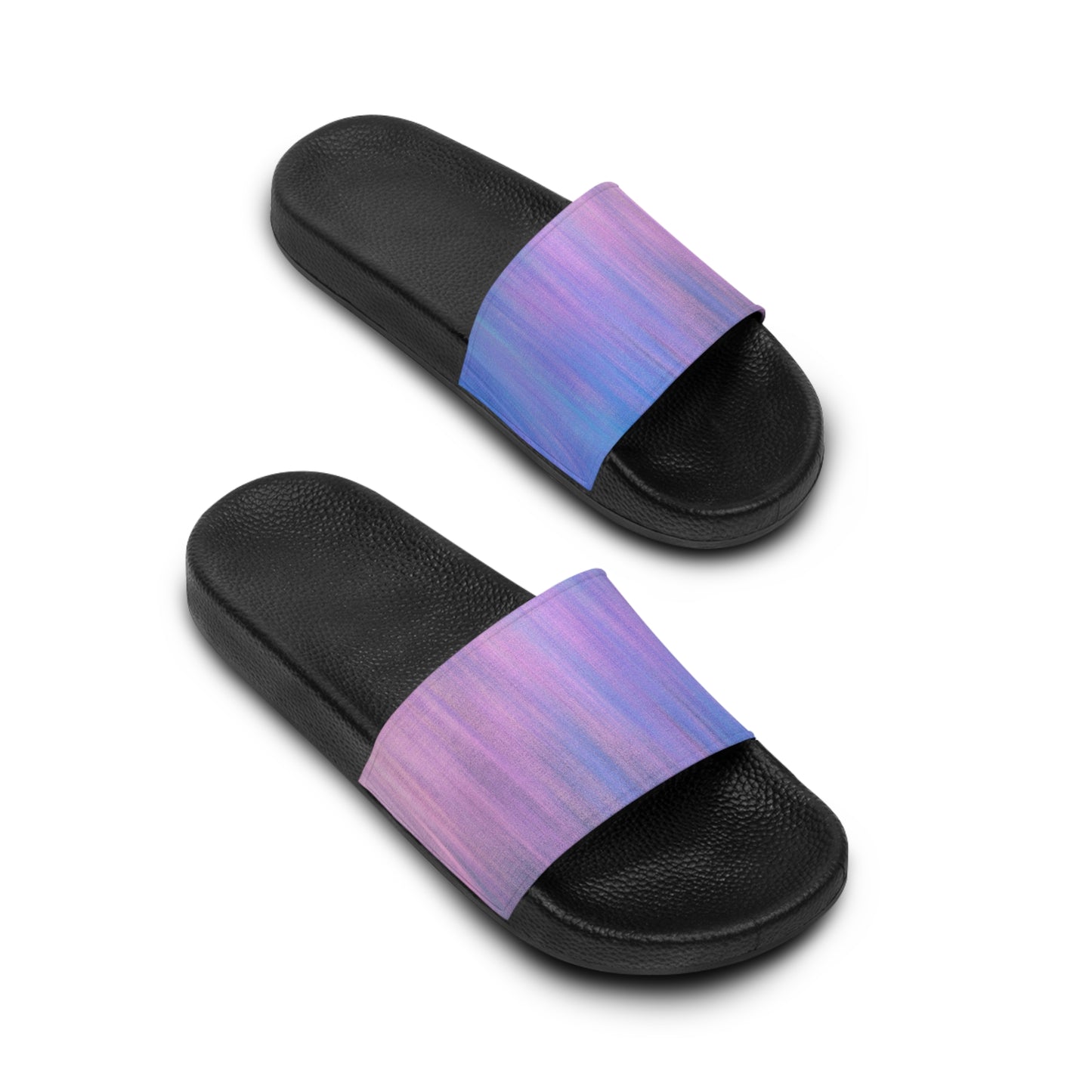 Blue & Purple Metalic - Inovax Women's Slide Sandal