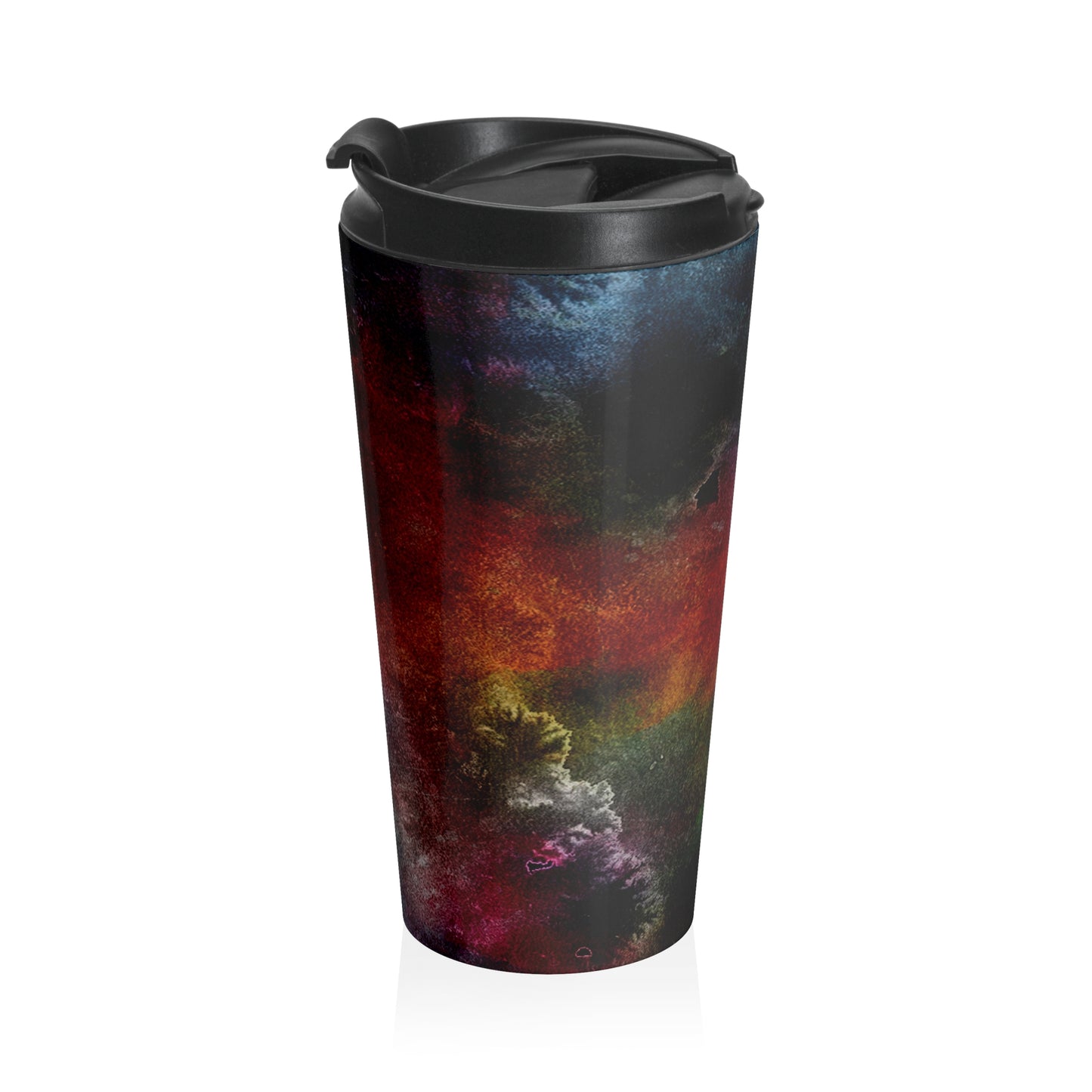 Explosión oscura - Taza de viaje de acero inoxidable Inovax