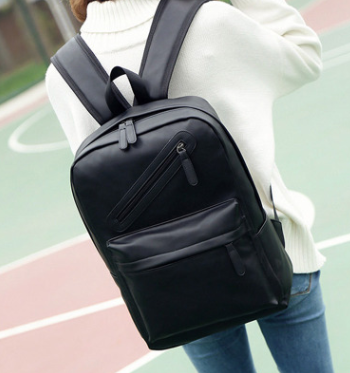 Bolso de hombro de PU para hombre, bolso de estudiante, bolso de ordenador para hombre, marea