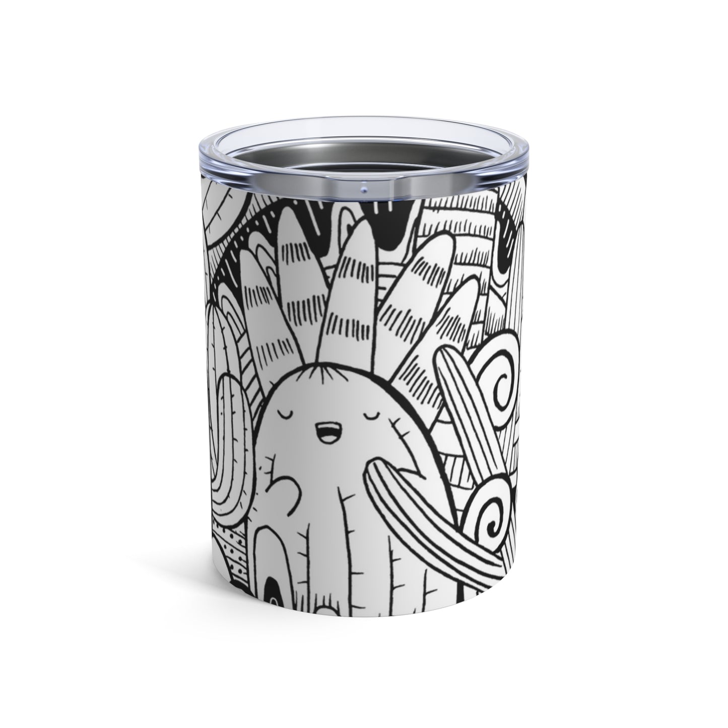 Doodle Cactus - Inovax Tumbler 10oz