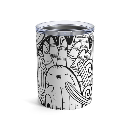 Doodle Cactus - Gobelet Inovax 10oz