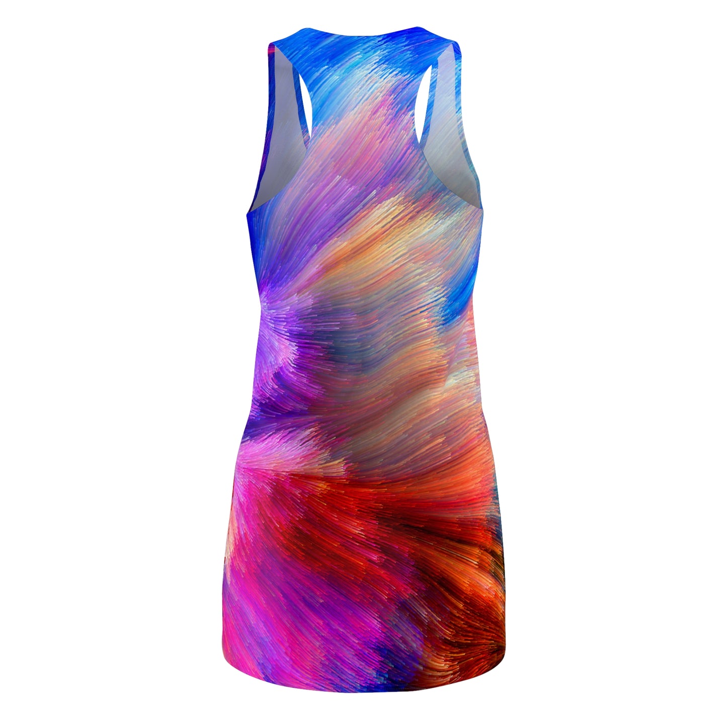 Neon Splash - Inovax Women's Cut & Sew Racerback Dress