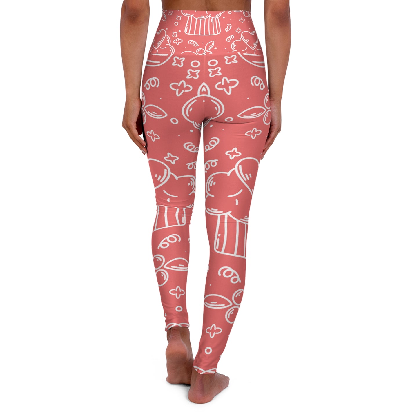 Doodle Pancake - Inovax High Waisted Yoga Leggings