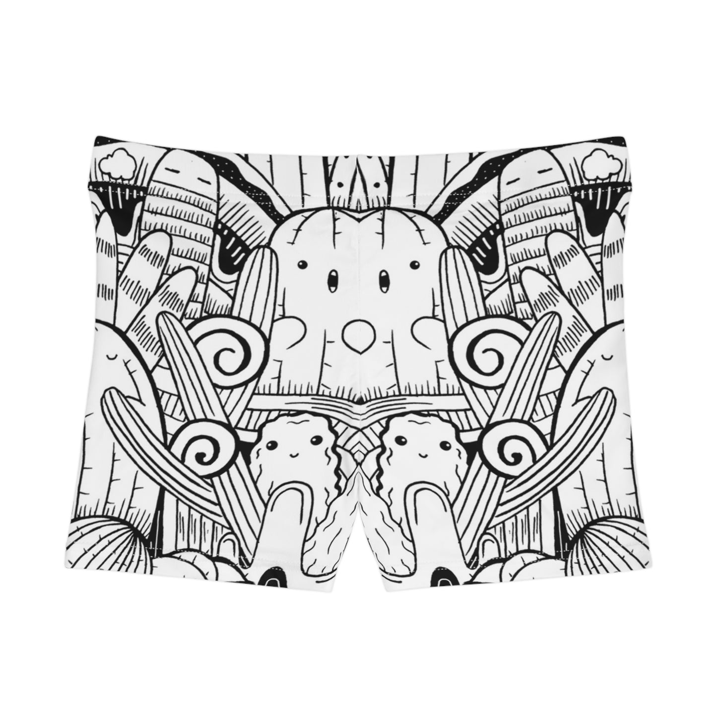 Doodle Cactus - Inovax Women's Shorts