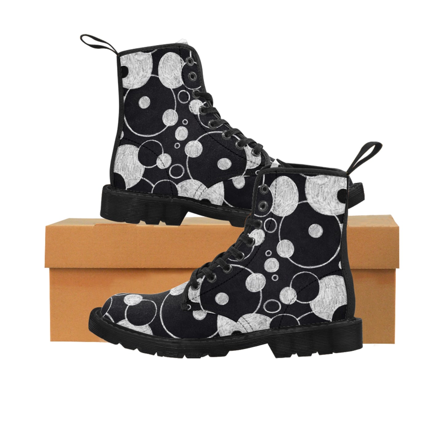 Points noirs - Bottes en toile Inovax pour hommes