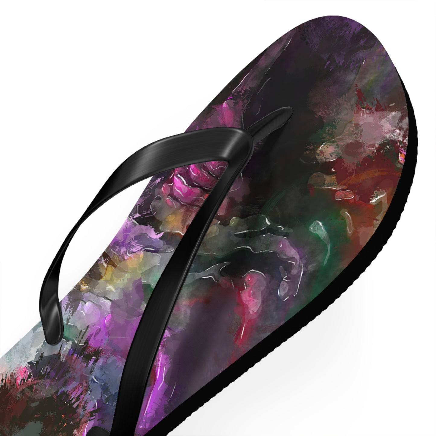 Purple Painting - Inovax Flip Flops