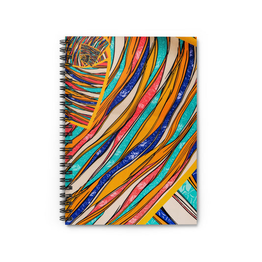 Pincelada de color - Cuaderno espiral Inovax (línea reglada)