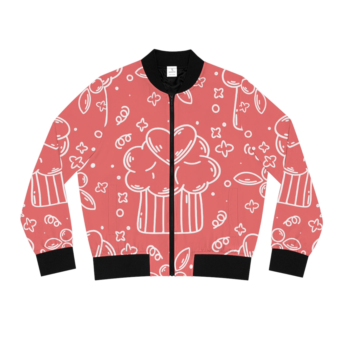 Doodle Pancake - Chaqueta bomber para mujer Inovax