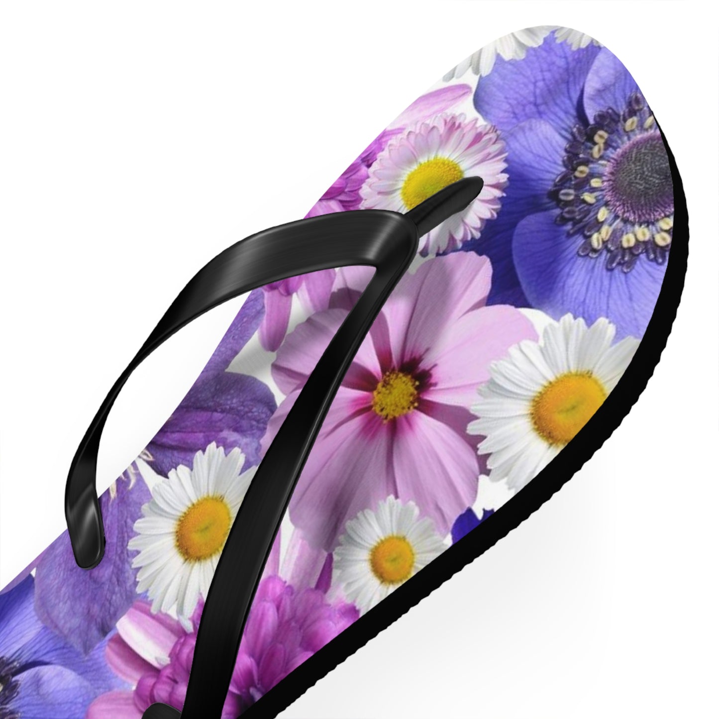 Fleurs violettes - Tongs Inovax