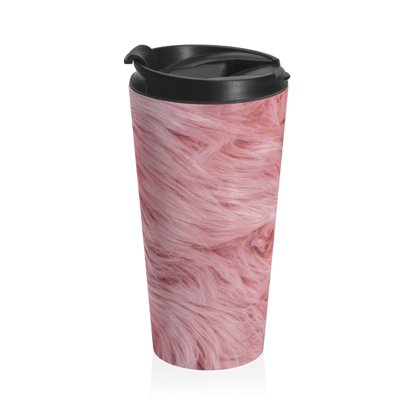 Pink Teddy - Taza de viaje de acero inoxidable Inovax