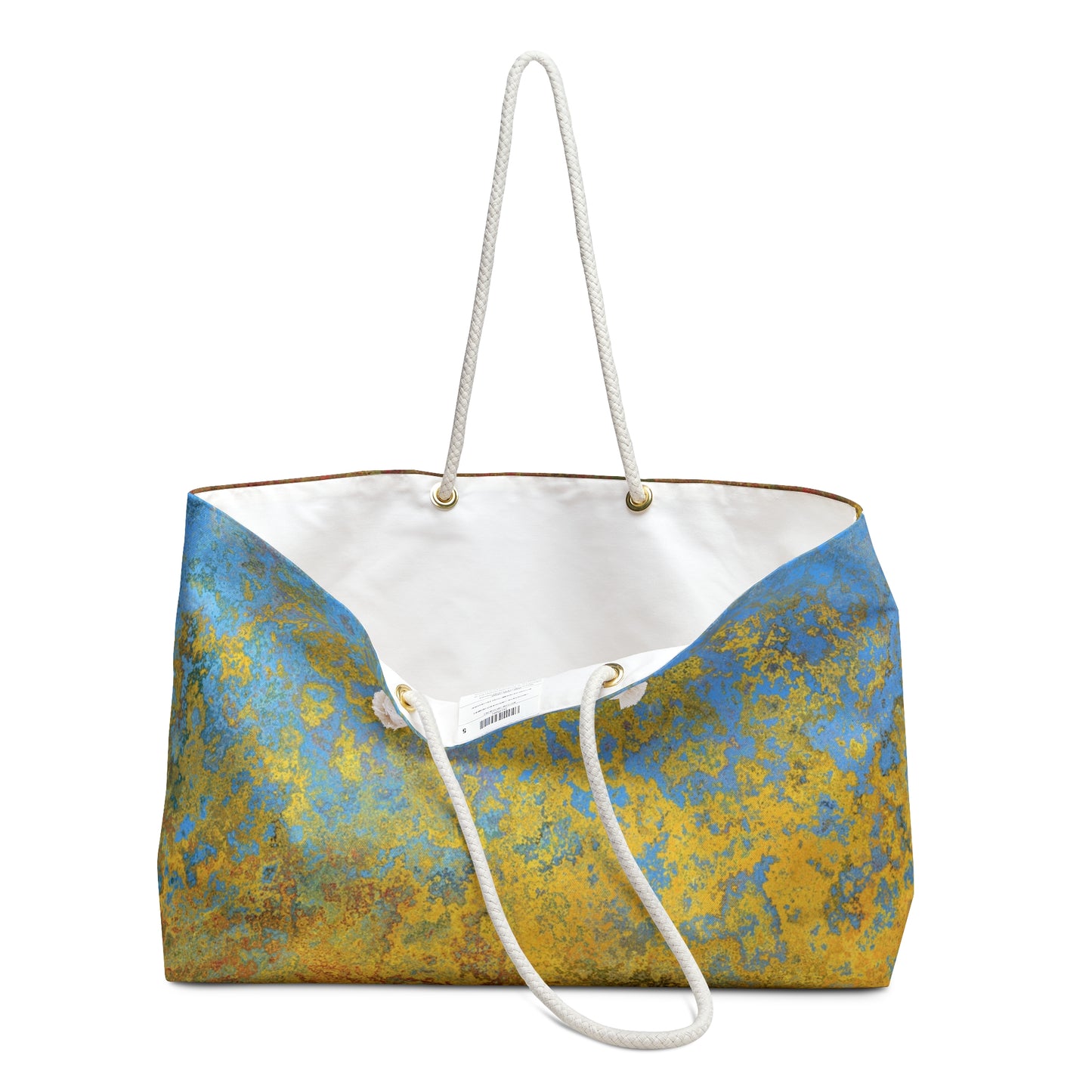 Gold and blue spots - Inovax Weekender Bag