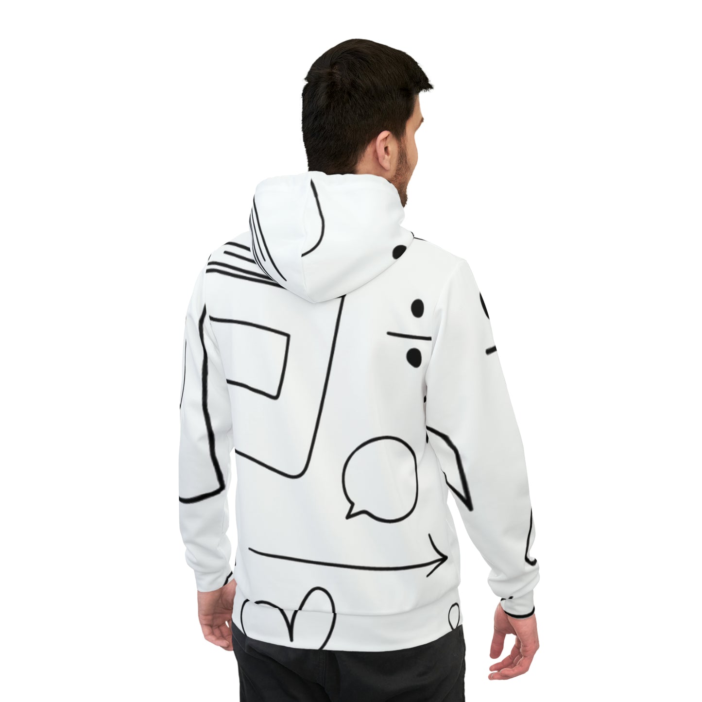 Doodle - Sudadera con capucha deportiva Inovax