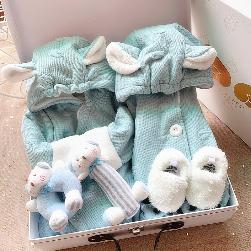 Chaussures une pièce Double couche pour bébé, barboteuse épaisse en velours pour l'hiver