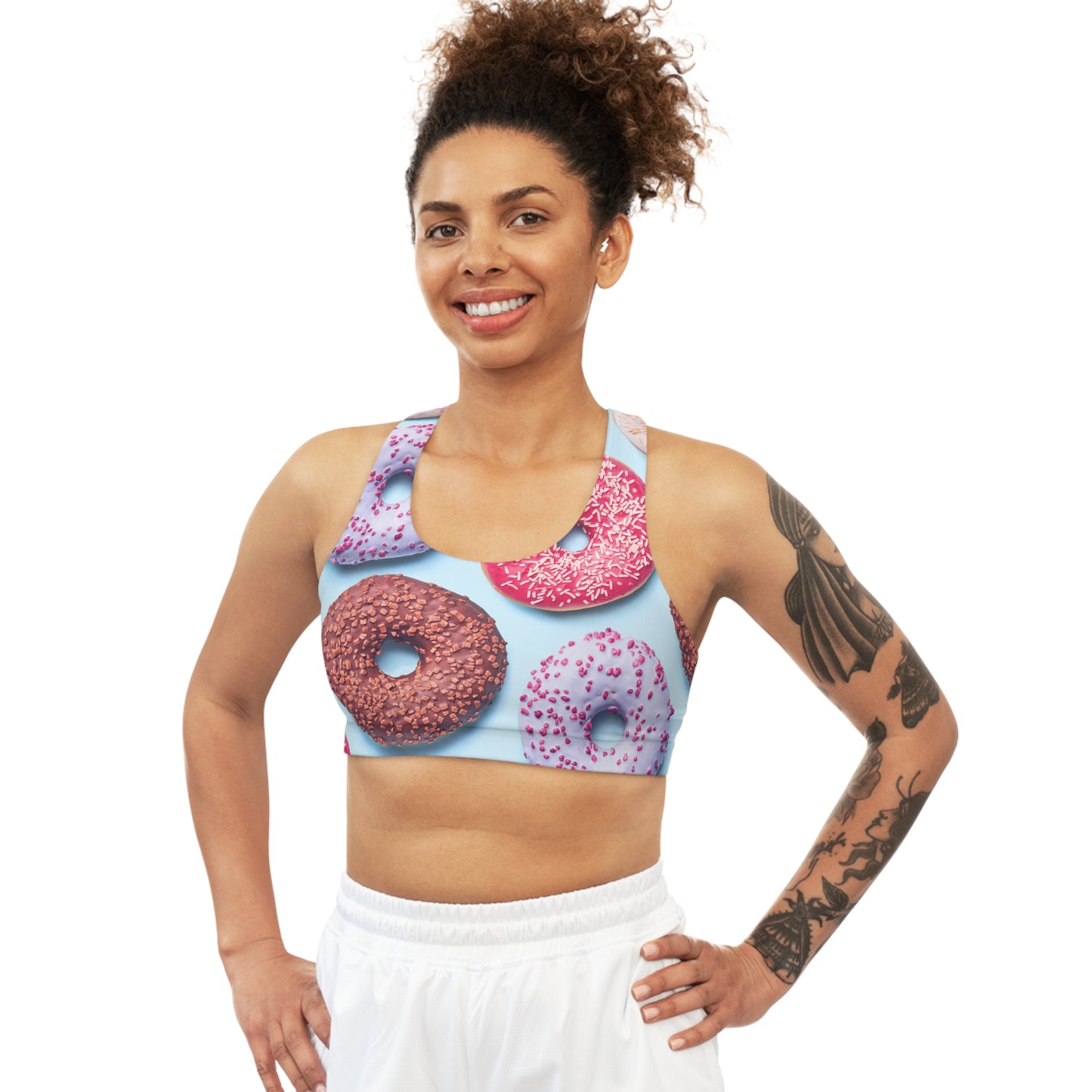 Donuts - Soutien-gorge de sport sans couture Inovax