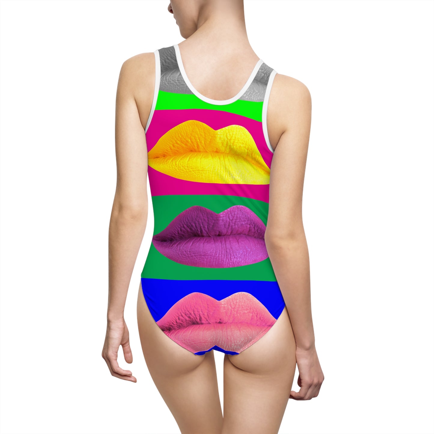 Pop Mouth - Inovax Women's Classic One-piece swimsuit