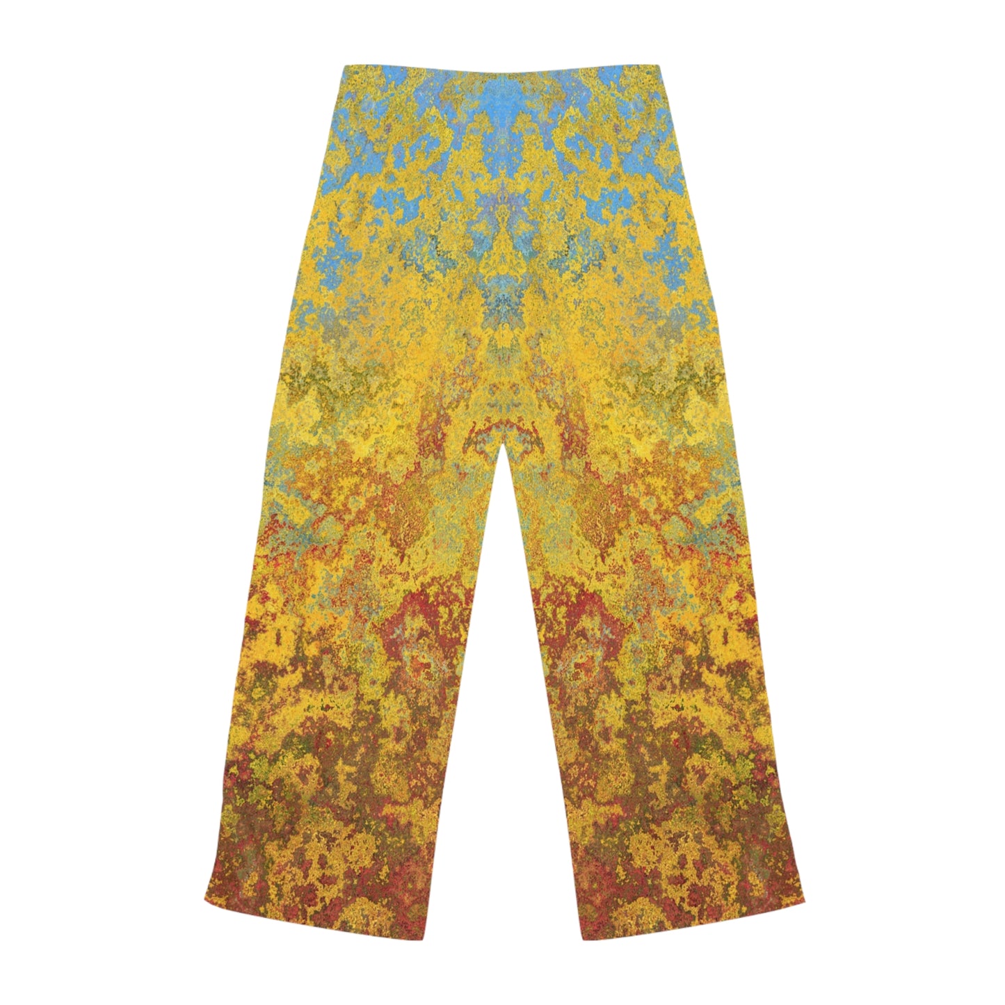 Gold and blue spots - Inovax Women's Pajama Pants