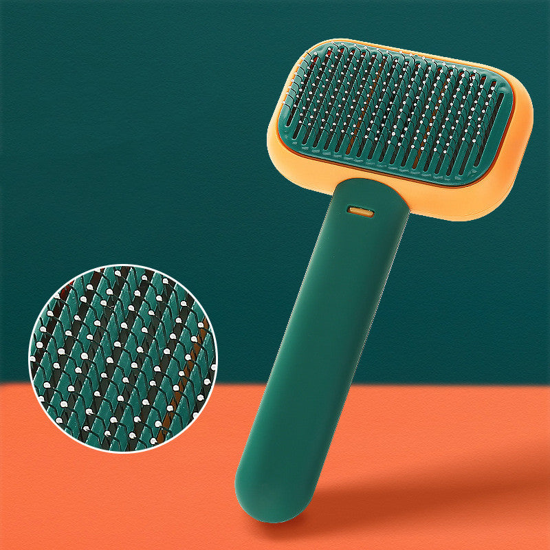 Brosse à cheveux pour animaux de compagnie, chat, chien, peigne de Massage, brosse à nœud ouvert, outil de nettoyage de toilettage, peigne en acier inoxydable, nouvelle collection