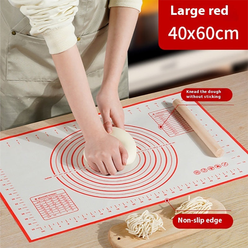 Dough Kneading Household Rolling Cloth Non-slip Non-stick Silicone Mat