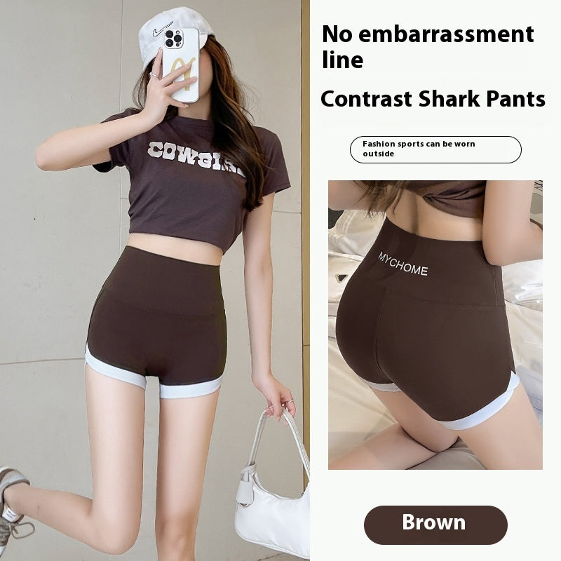 Pantalon requin à trois points, short de sport pour femmes