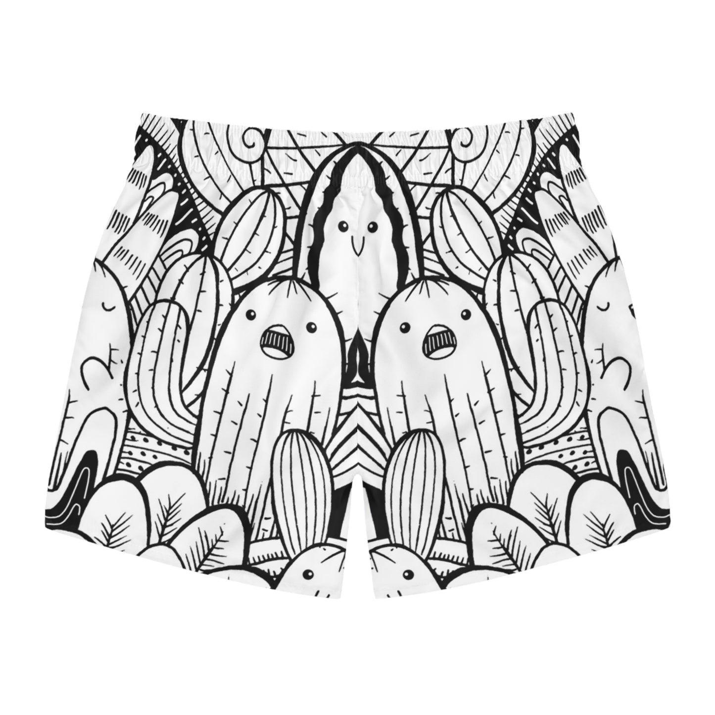 Doodle Cactus - Inovax Swim Trunks