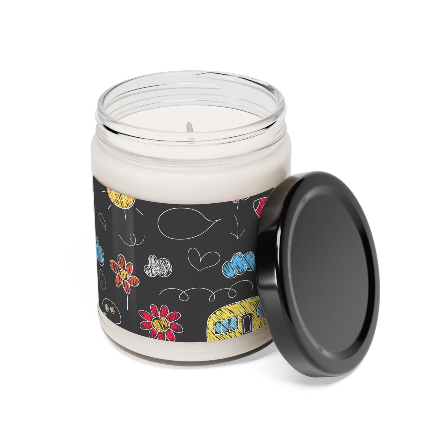 Aire de jeux pour enfants Doodle - Bougie de soja parfumée Inovax 9oz