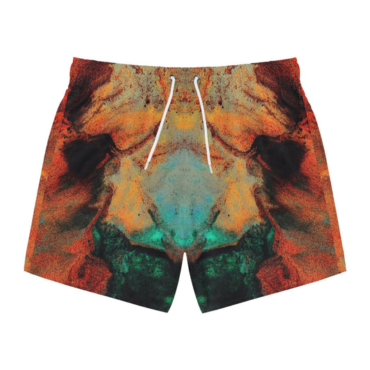 Orange flush - Inovax Swim Trunks