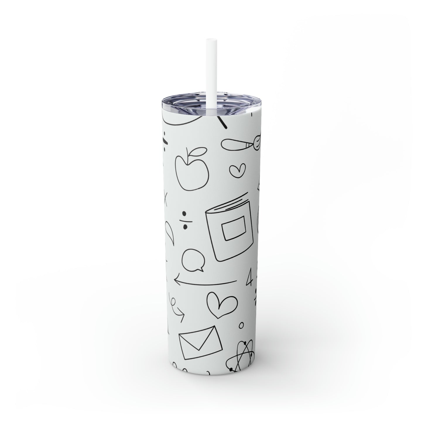 Dooddle - Inovax Maars® Skinny Tumbler with Straw 20oz