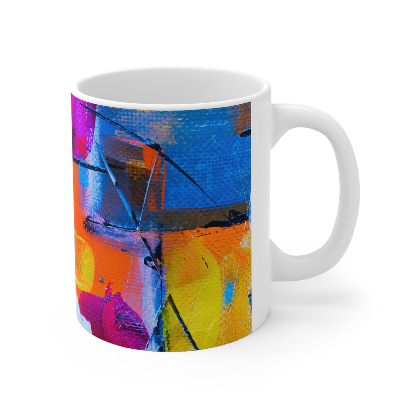 Colores Cuadrados - Taza de Cerámica Inovax 11oz