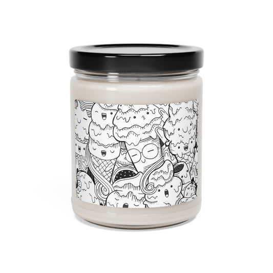 Doodle Icecream - Vela de soja perfumada Inovax 9oz