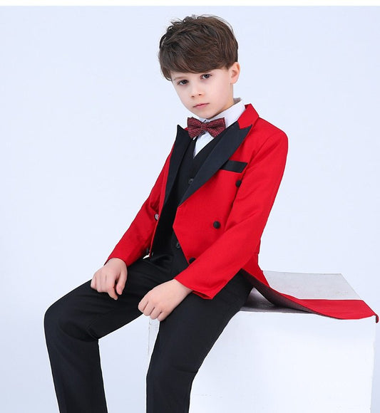 Children's Tuxedo Men's Dress Suit Performance Costume