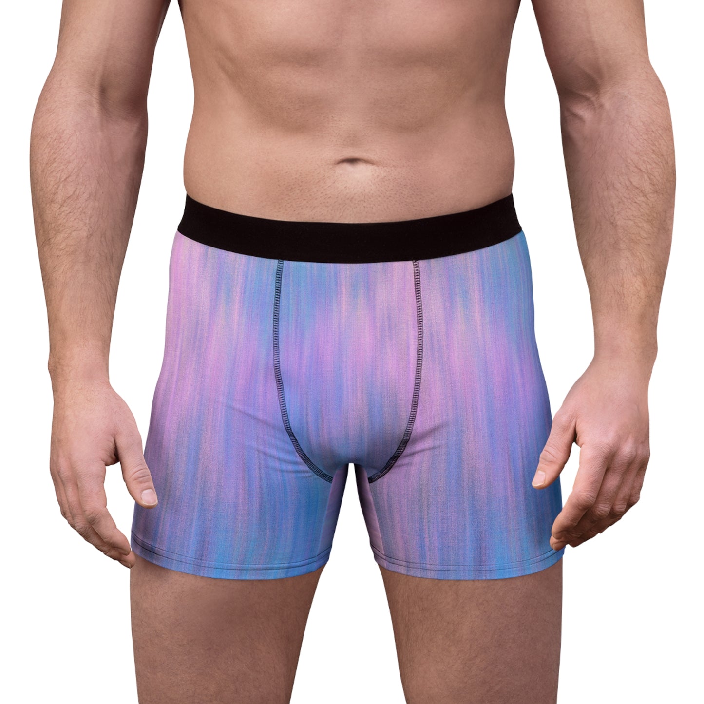 Blue & Purple Metalic - Inovax Men's Boxer Briefs