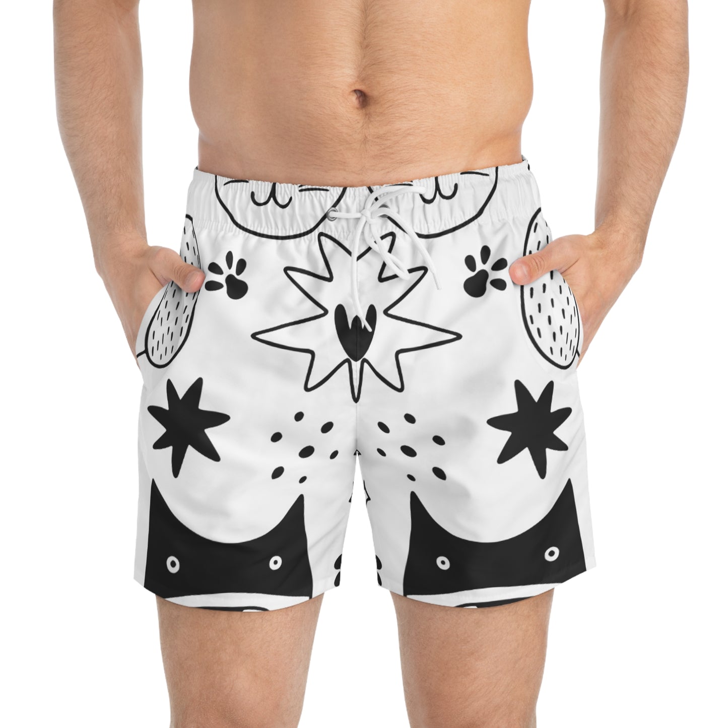 Doodle Chiens et Chats - Maillot de bain Inovax