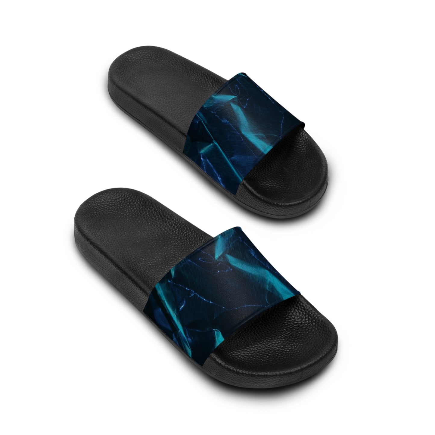 Blue Metalic - Inovax Women's Slide Sandal