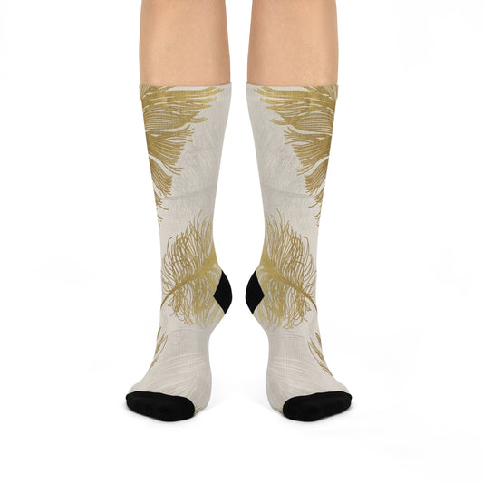 Golden Feathers - Inovax Cushioned Crew Socks