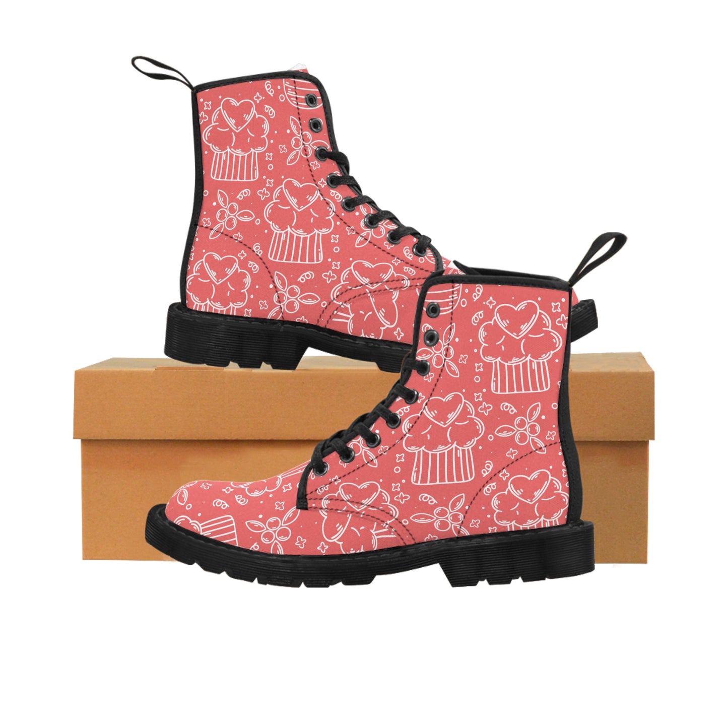 Doodle Pancake - Inovax Men's Canvas Boots