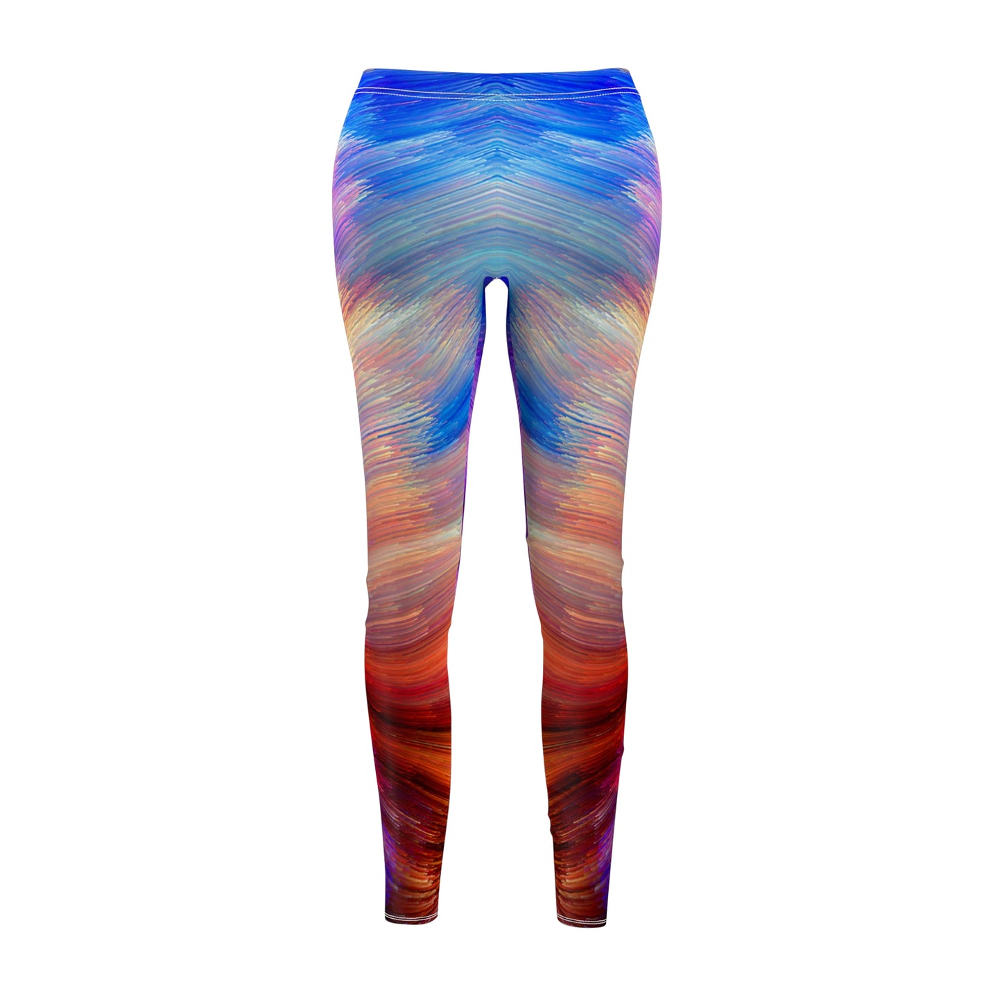 Neon Splash - Leggings casuales de corte y costura de mujer Inovax