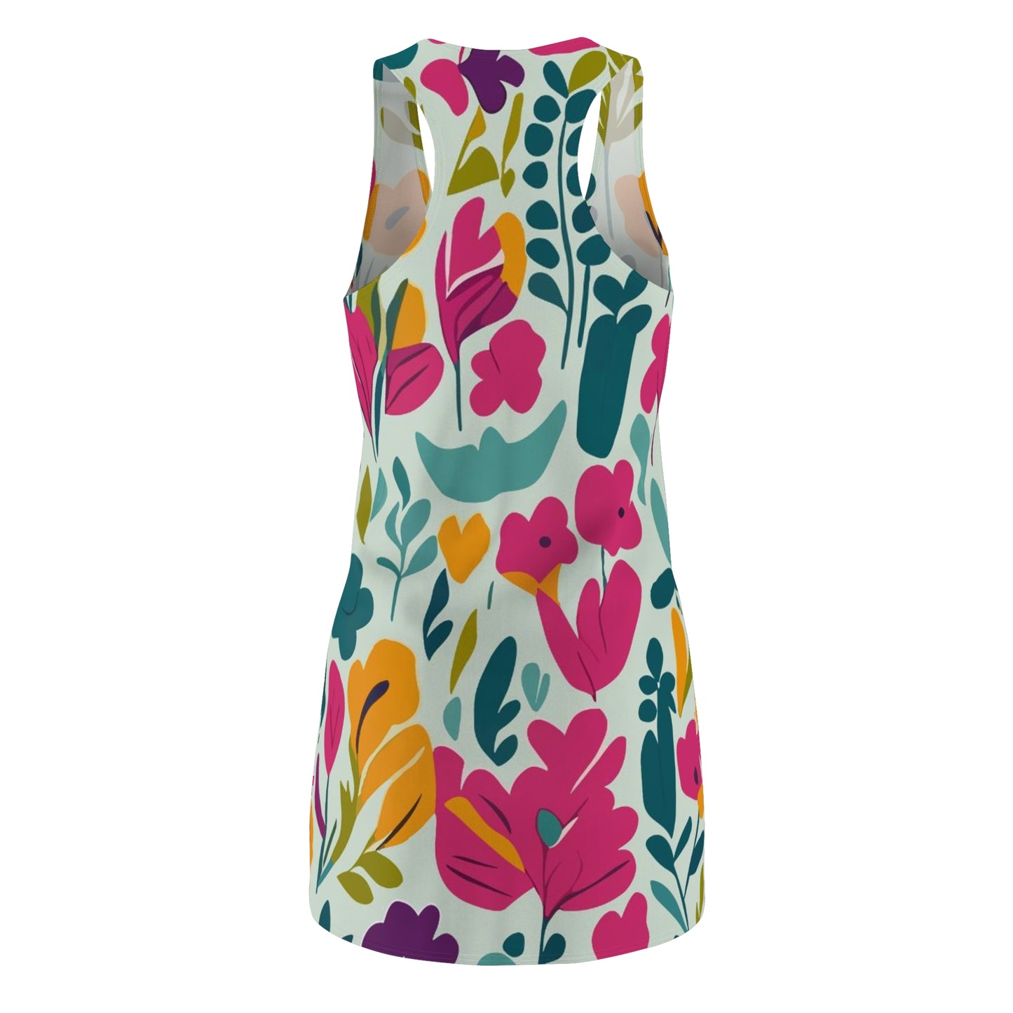 Light flowers - Inovax Women's Cut & Sew Racerback Dress