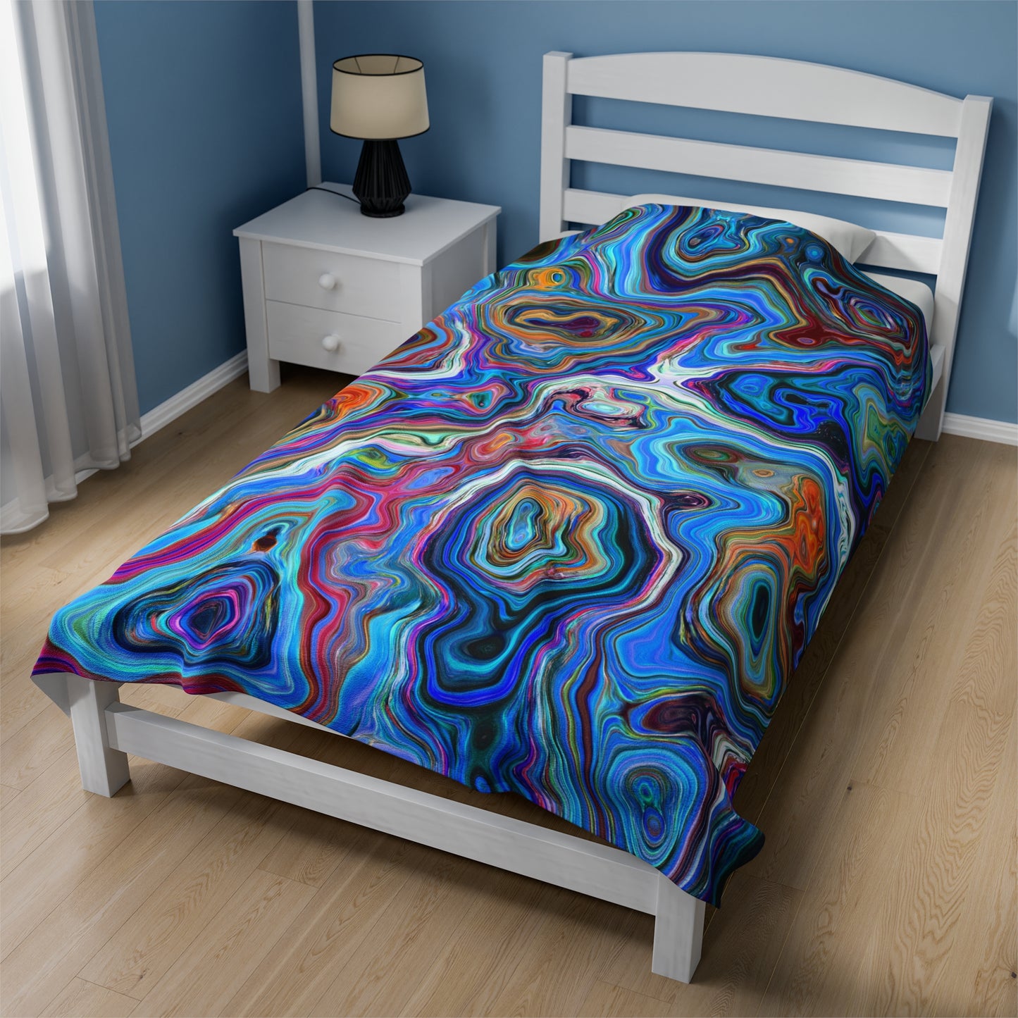 Trippy Liquid - Couverture en peluche Inovax Velveteen