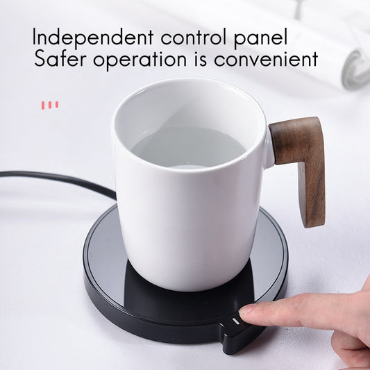 Tazón taza de café inteligente, calentador para oficina y hogar con almohadilla termostática resistente al agua de tres temperaturas