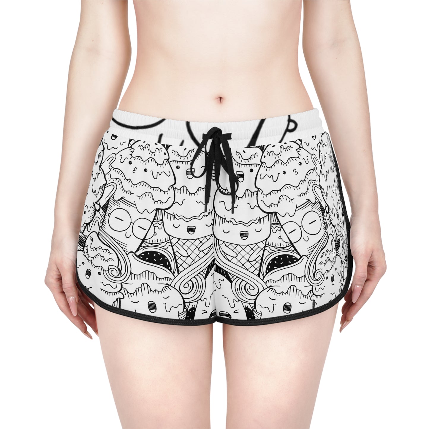 Doodle Icecream - Inovax Women's Relaxed Shorts