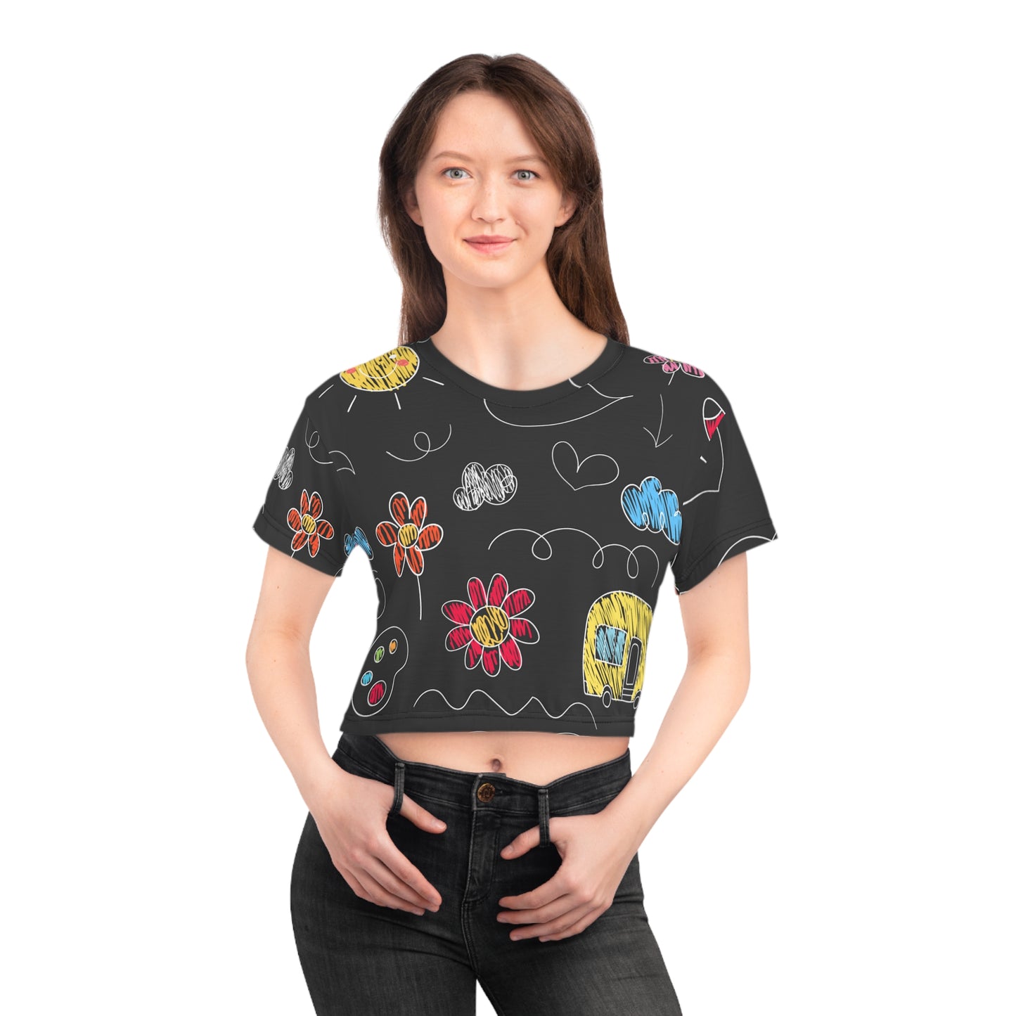 Kids Doodle Playground - Inovax Crop Tee